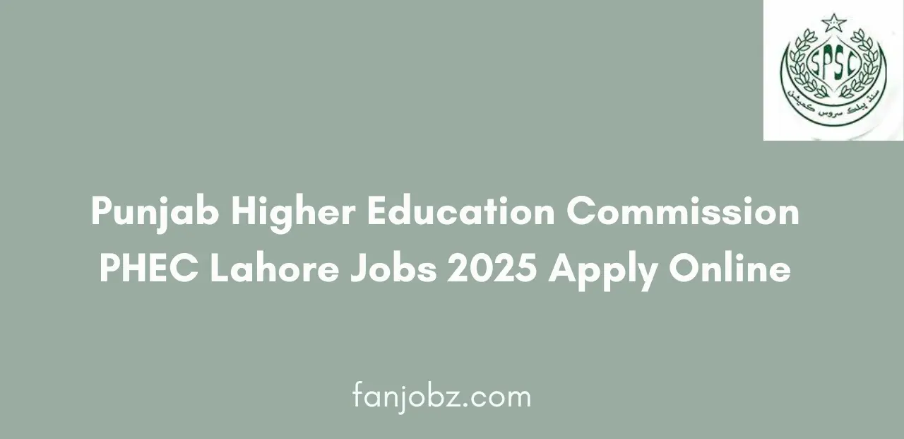 Sindh Public Service Commission SPSC Jobs 2025 Apply Online